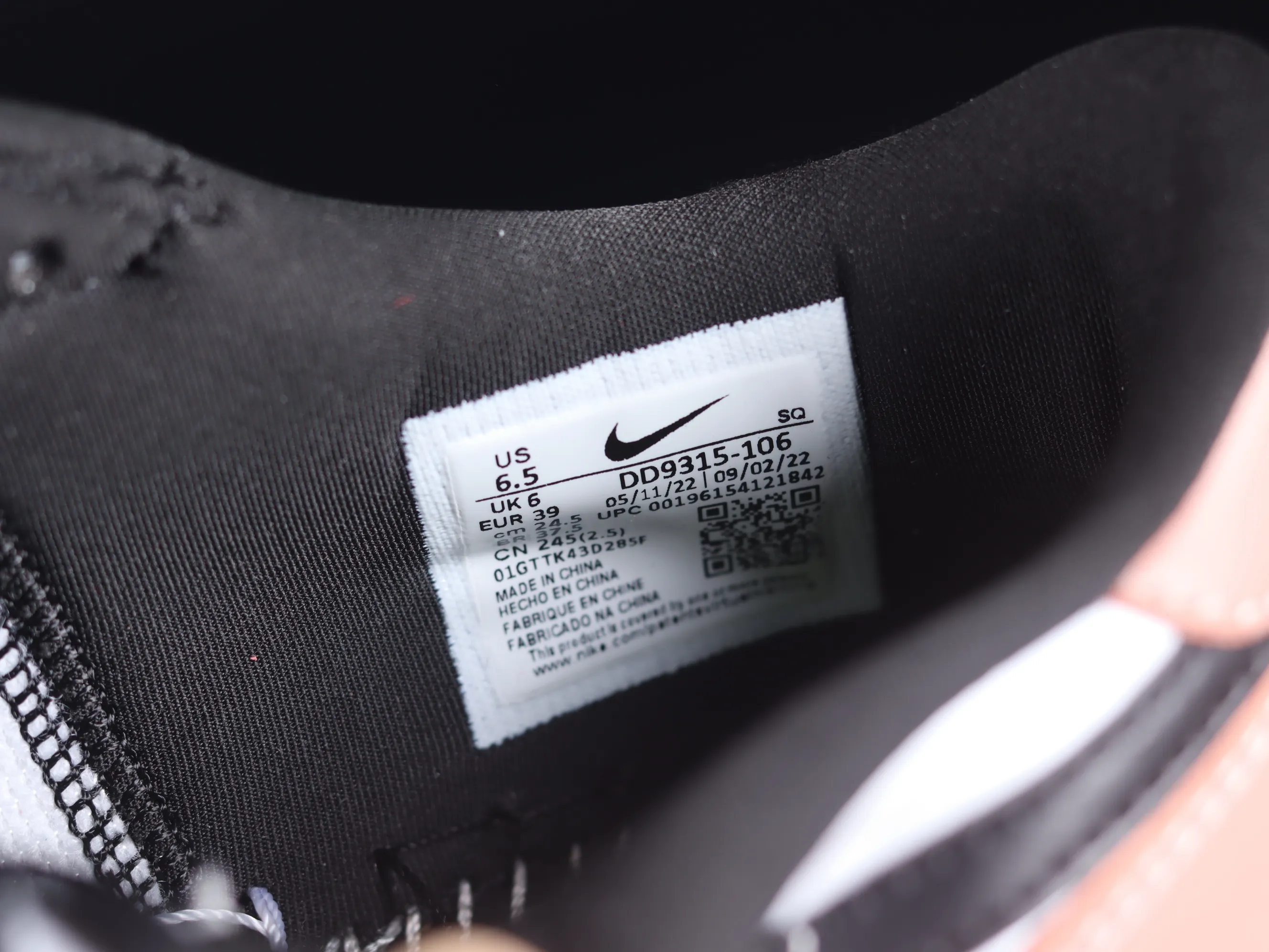 All categories Air Jordan Jordan series basketball shoes Air Jordan 1 Low Z version Air Jordan 1 Low Golf "Rust Pink" AJ1 Joe 1 new golf version black and white pink DD9315-106